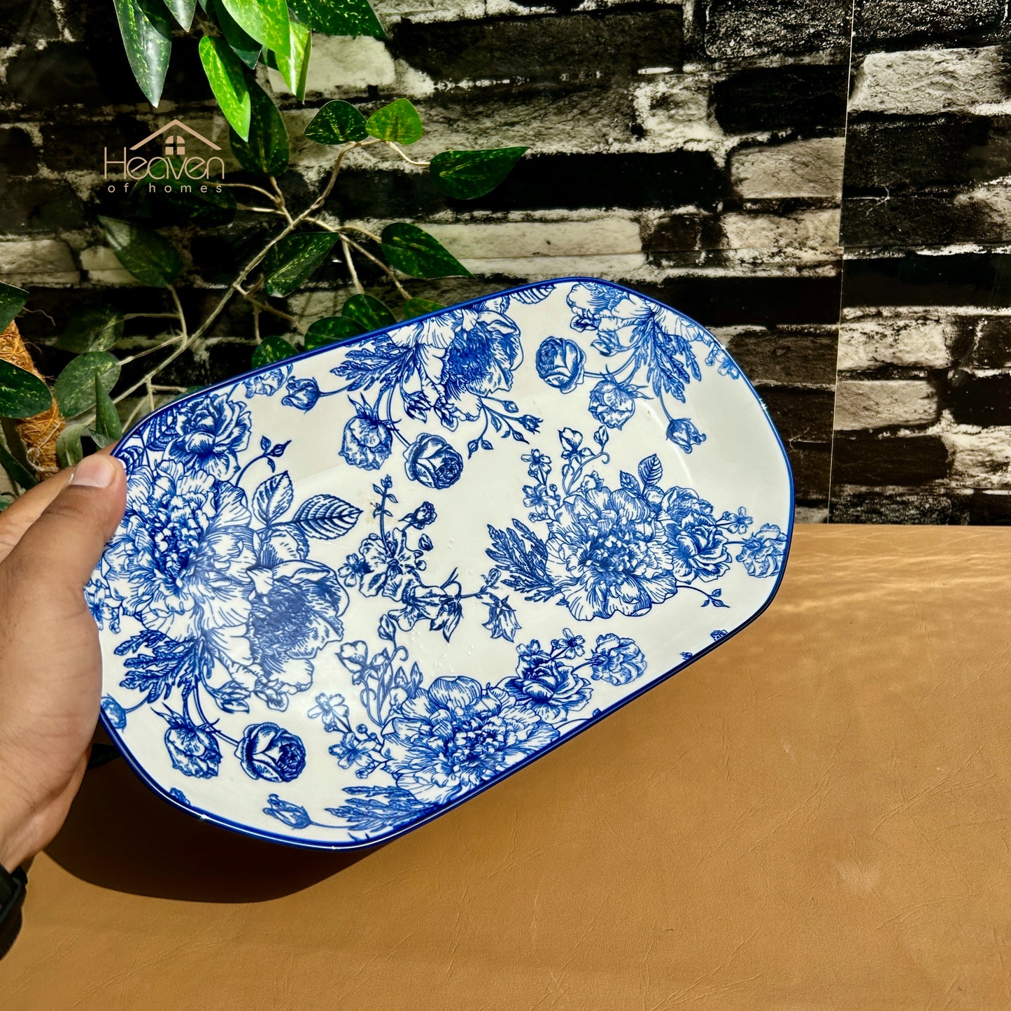 Heaven® Floral Blue Porcelain