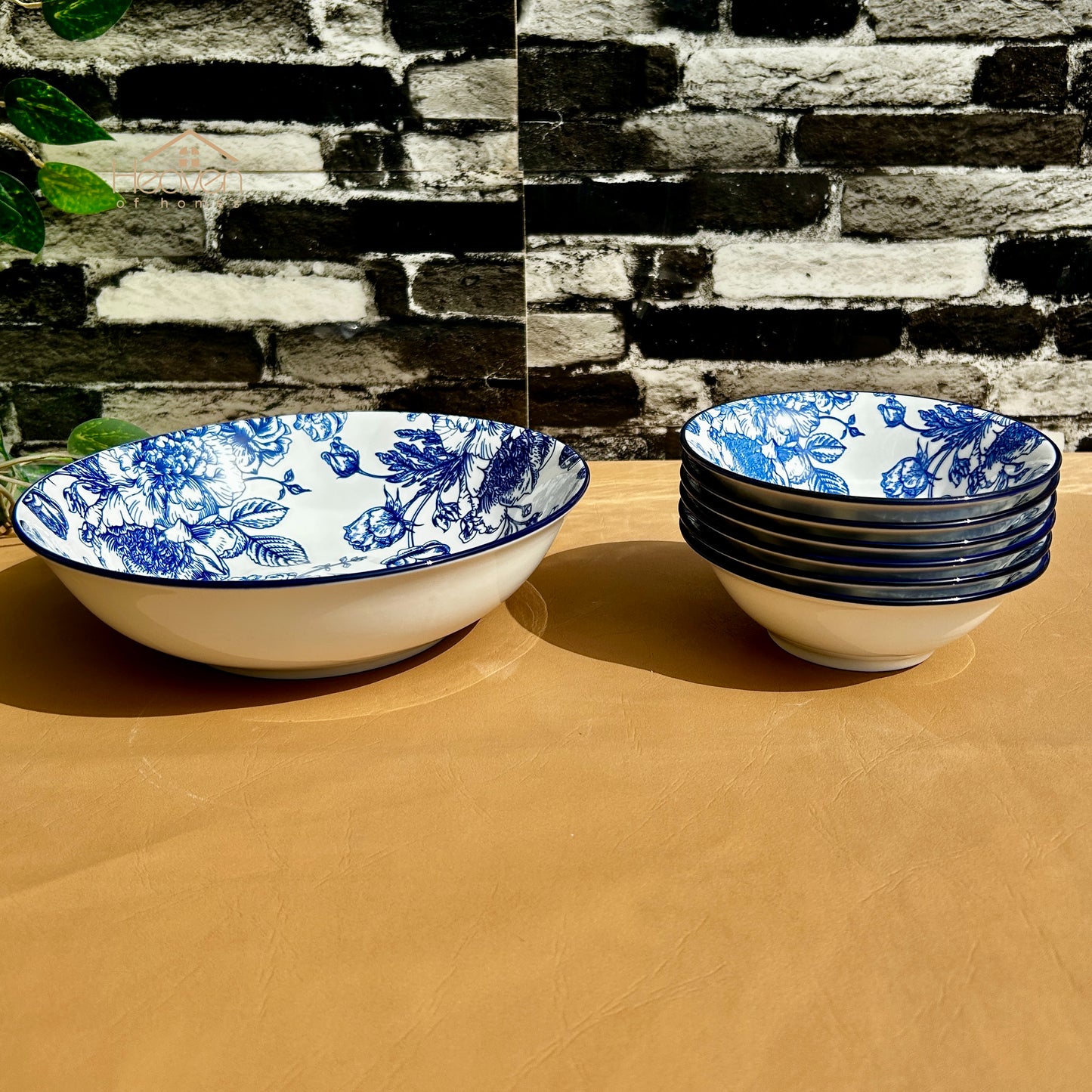 Heaven® Floral Blue Porcelain