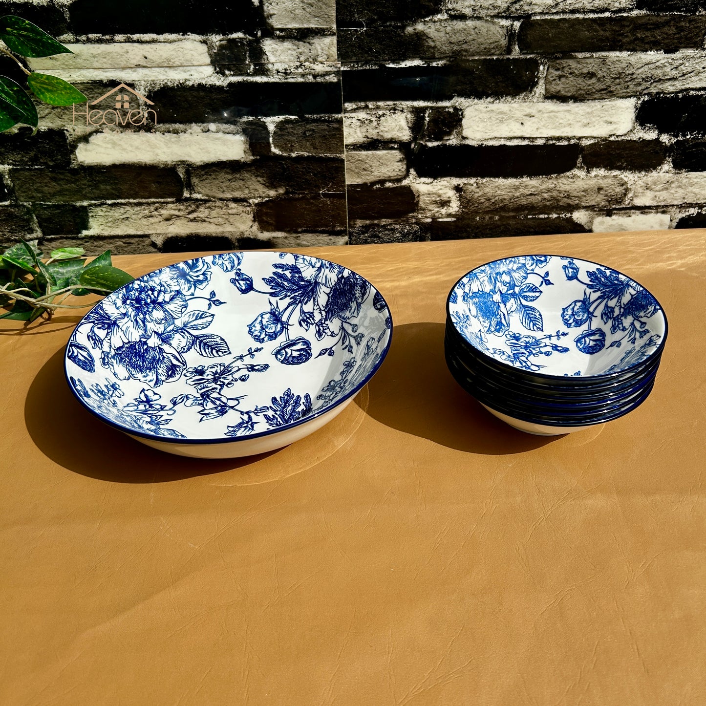 Heaven® Floral Blue Porcelain