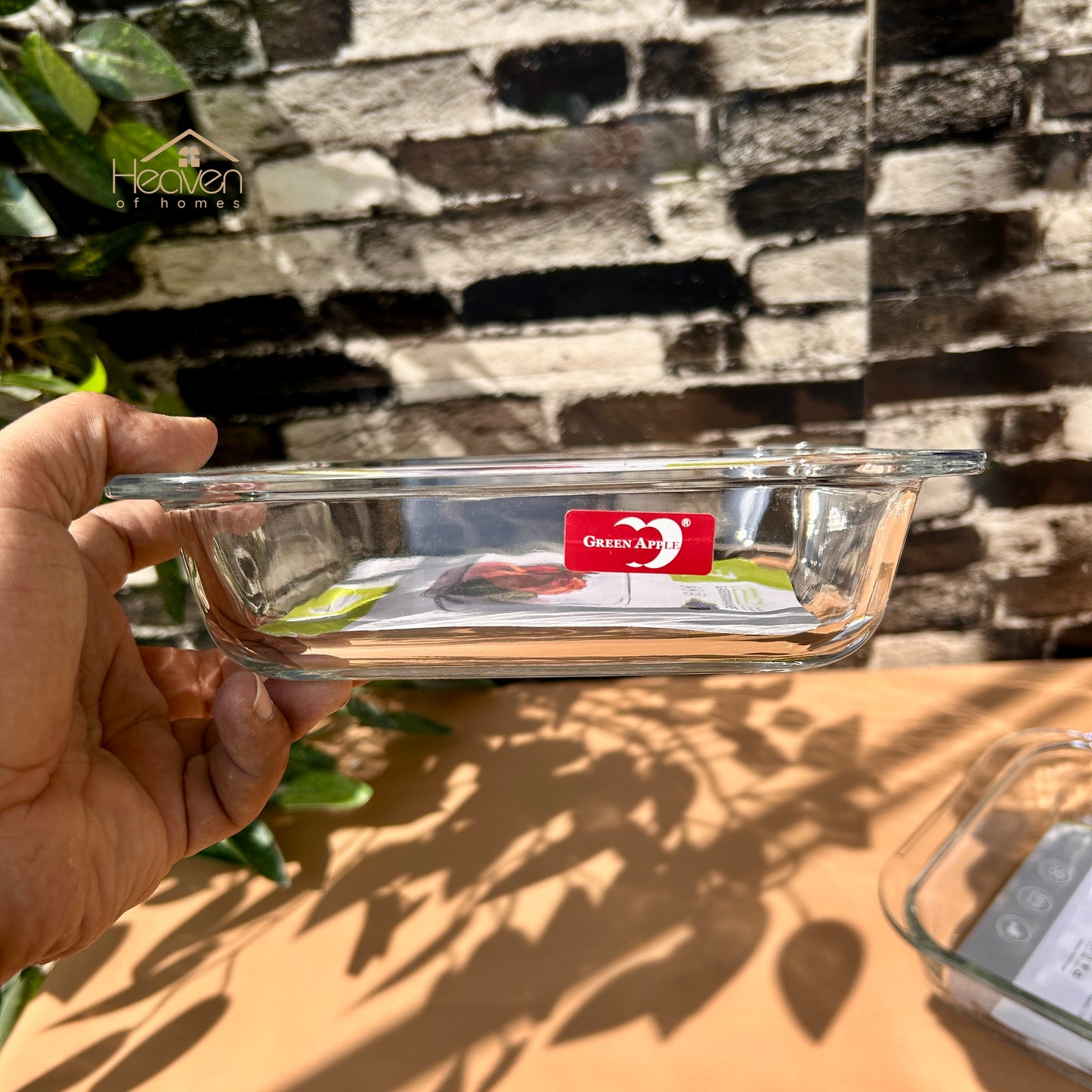 Deli® 2-Piece Clear Glass Dish Set – 1.31 L Multi-Purpose Kitchen & Tableware - P132-8.5