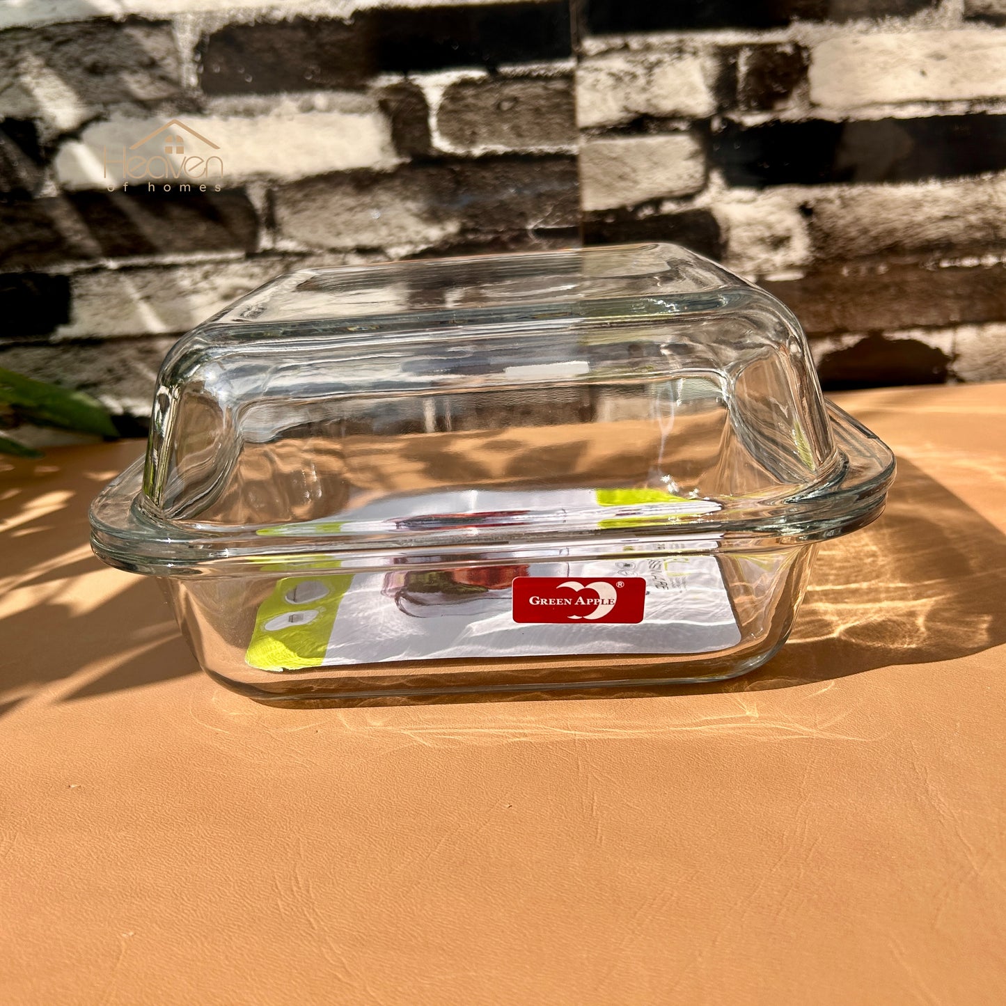 Deli® 2-Piece Clear Glass Dish Set – 1.31 L Multi-Purpose Kitchen & Tableware - P132-8.5