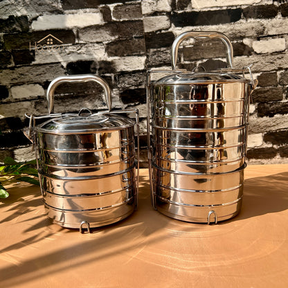 Heaven® Double-Body Stainless Steel Tiffin – Compact, Durable & Easy to Carry and Keeps Food Hot