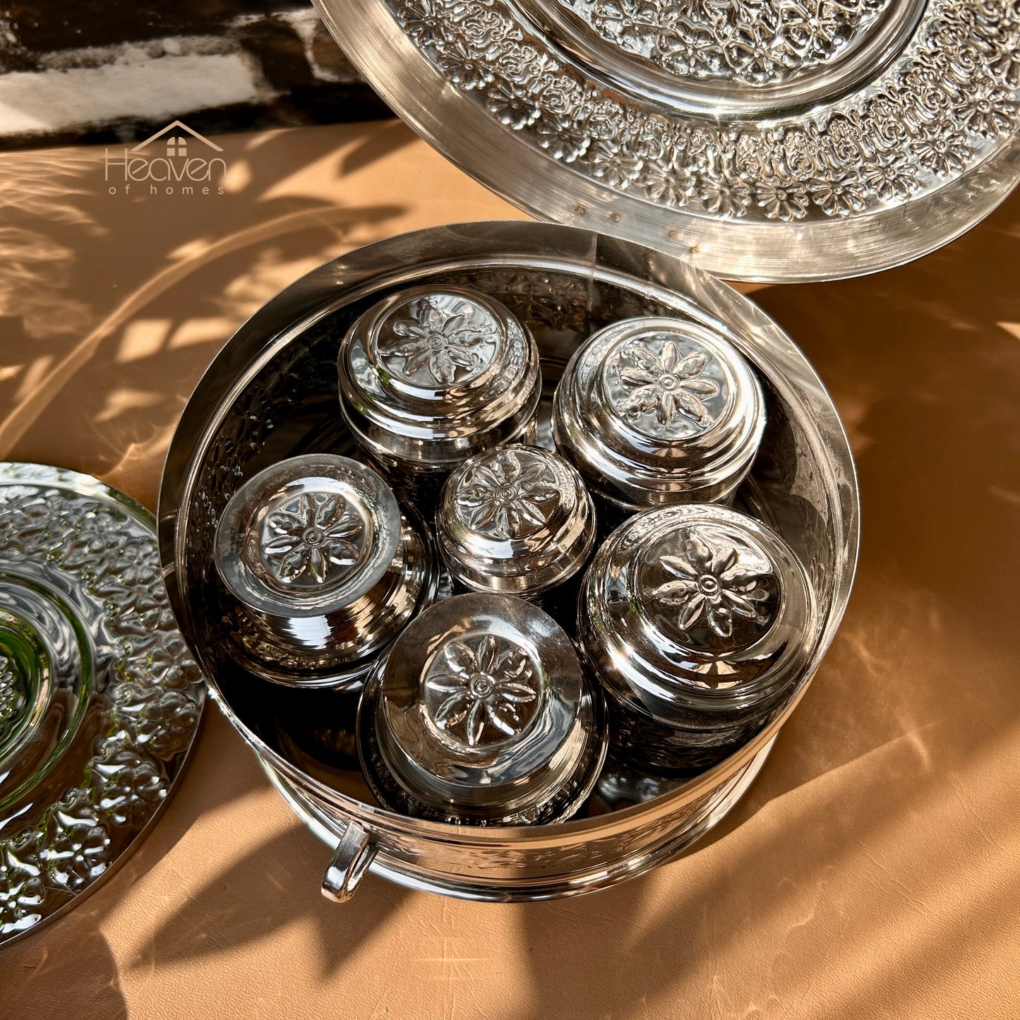Heaven® Stainless Steel Paan Daan – Durable Multi-Purpose Kitchen Storage Container