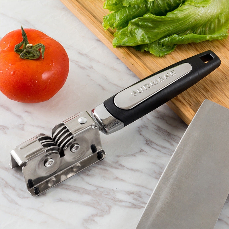 Household Quick Knife Sharpener: Efficient Whetstone Stick for Razor-Sharp Kitchen Blades - Heaven of homes