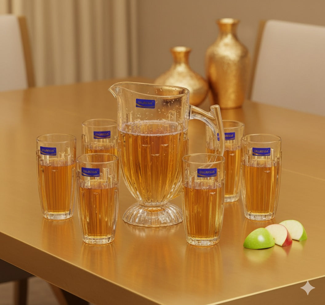 Delisoga® 7-Piece Water Set – Drinking Glass Set - Model DS2026/L7