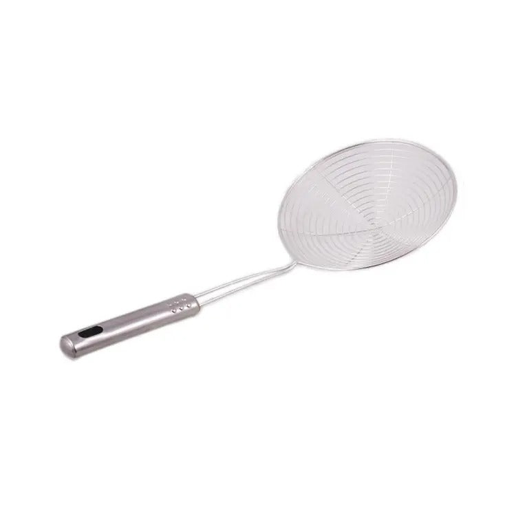 Deep Fry Strainer - Silver Fry Spoon Stainless Steel - Heaven of homes