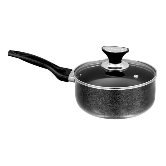 Sonex™ Classic Sauce Pot With Glass Lid-Non Stick Coated - Heaven of homes