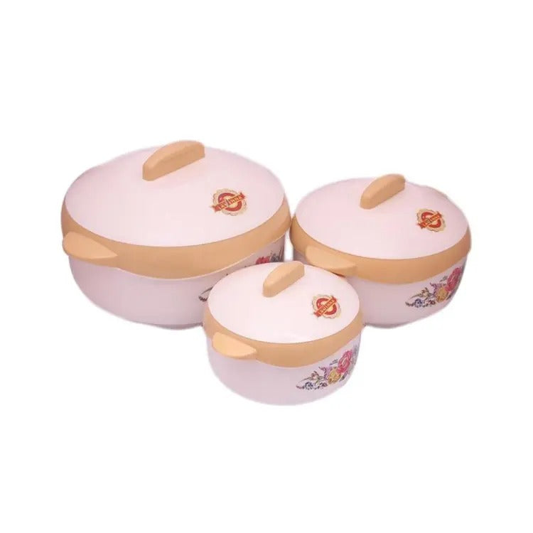 Set of 3 Imperial Floretta Casseroles Hotpots - Heaven of homes