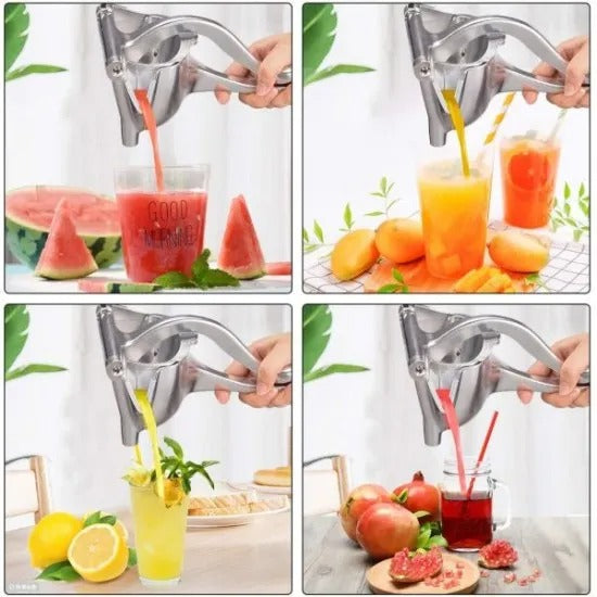 Heavy-Duty Aluminium Manual Fruit Juicer | Hand Press Orange & Lime Juicer