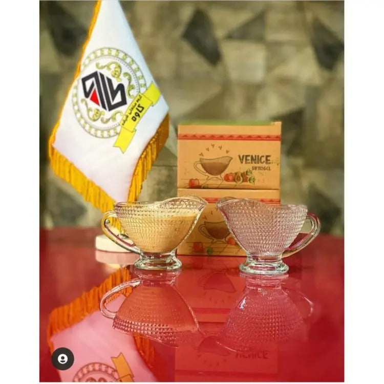 KAVEH Set of 2 Venice Raita Boat Glass Material Pack of 2 - Heaven of homes