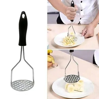 Potato Masher Stainless Steel Food Masher Utensil Hand Masher - Avocado Masher - Bean Masher - Vegetable Masher - Heaven of homes