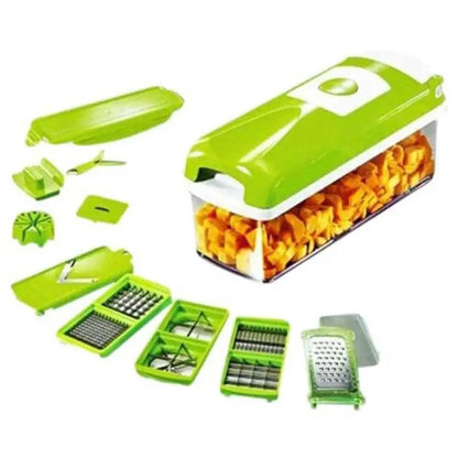 Speedy Chopper 12 Pieces Nicer Dicer Plus Fruit & Vegetable Slicer All in One Kitchen Gadget - Heaven of homes