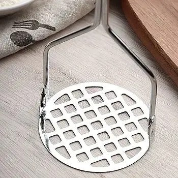 Potato Masher Stainless Steel Food Masher Utensil Hand Masher - Avocado Masher - Bean Masher - Vegetable Masher - Heaven of homes