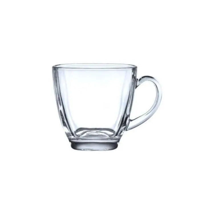 Kaveh Transparent Square Coffee Cups and Tea Mugs Set of 6 - Heaven of homes