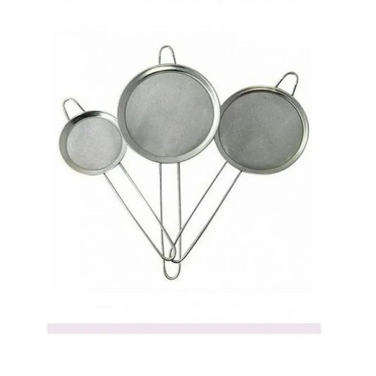 Pack Of 3 Steel Mesh Tea Strainer - Heaven of homes