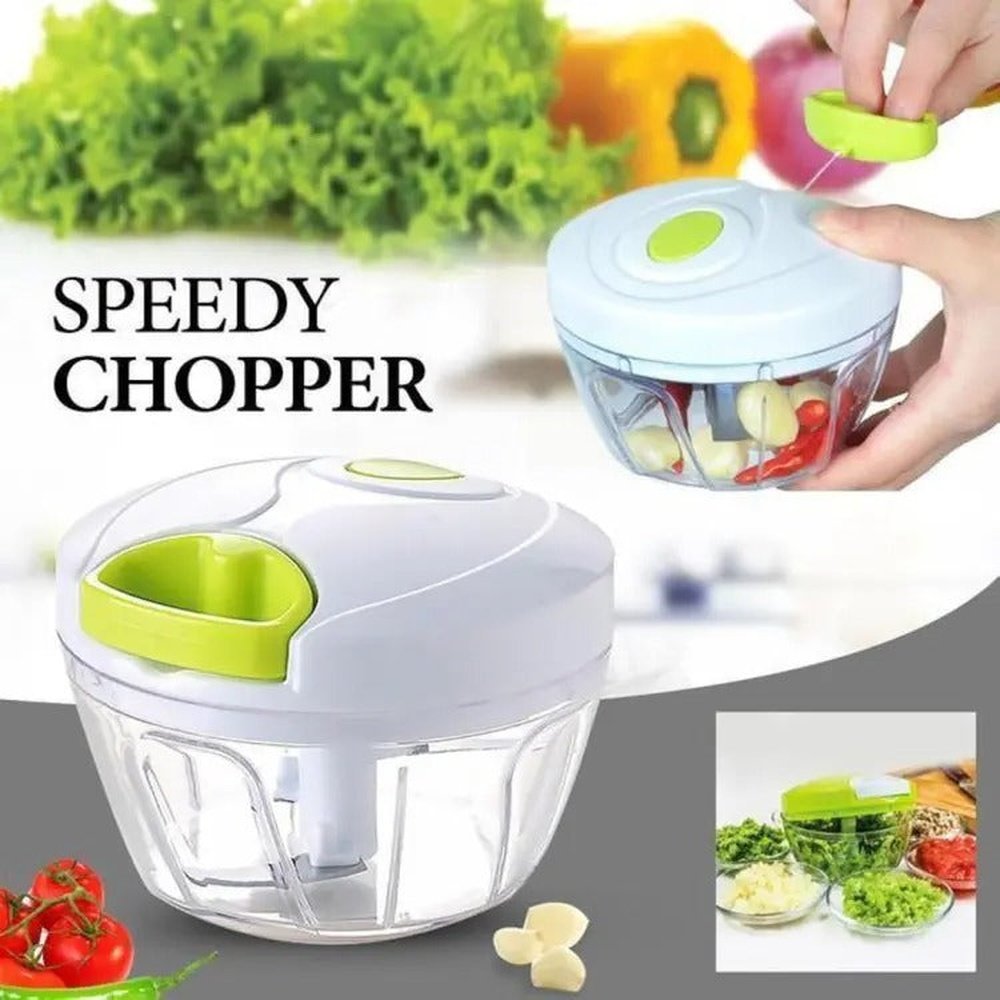 Multi function Food Chopper Manual - Vegetable Slicer Speedy Chopper - Manual Meat Grinder - Heaven of homes