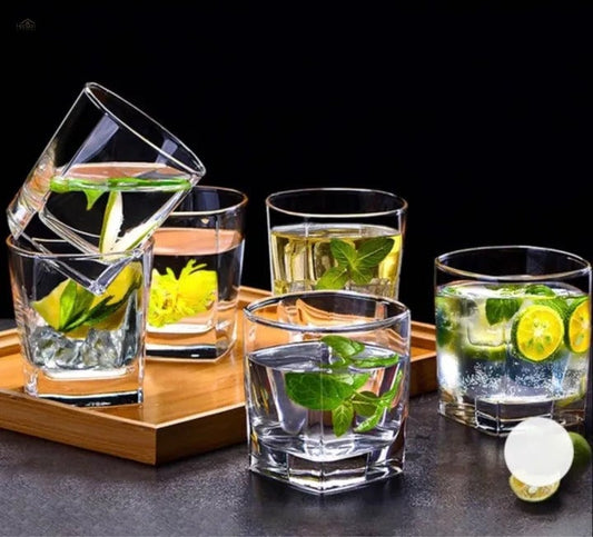 Delisoga® 290 ml Transparent Elegance Drinking Glasses 290 ml of Pure Style and Class - Heaven of homes