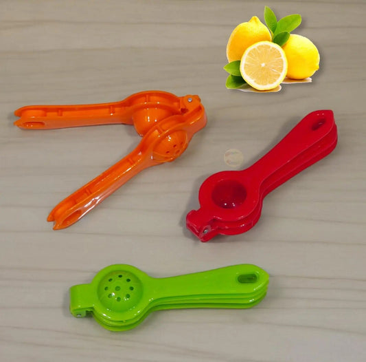 Heaven Plastic Lemon Squeezer Set of 3 Multi Color - Heaven of homes