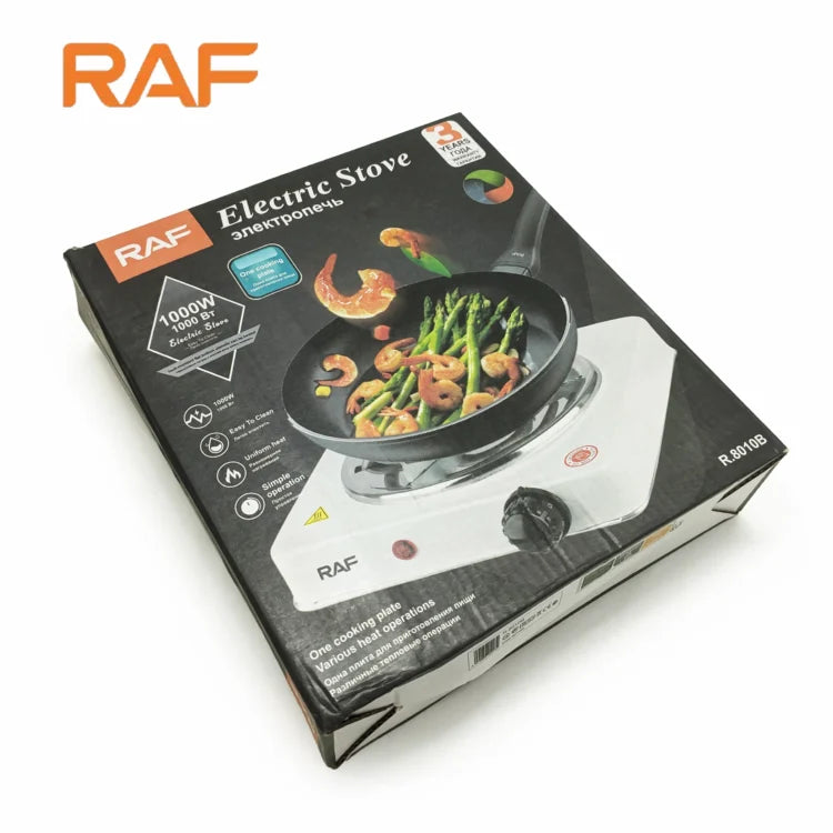 RAF™ Electric Stove & Hot Plate  Cooker with Uniform Heating – 1000w - Heaven of homes