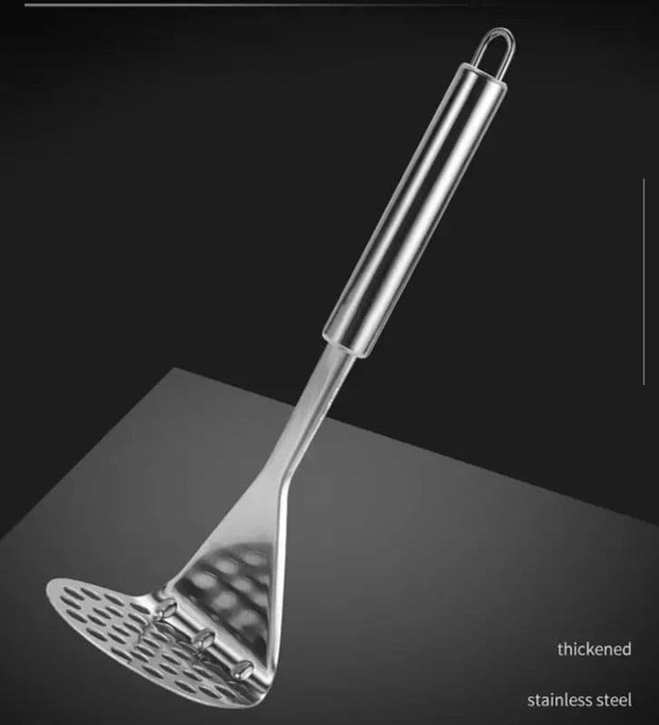 Heaven® Heavy Duty Stainless Steel Potato Masher – Durable Rust-Resistant Hand Masher for Potatoes, Vegetables & Kitchen Use