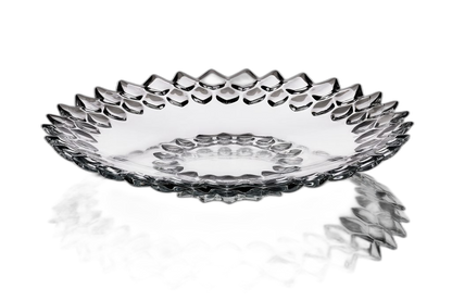 Yaqout Glass Serving Dish 12 Inches Imported - Heaven of homes