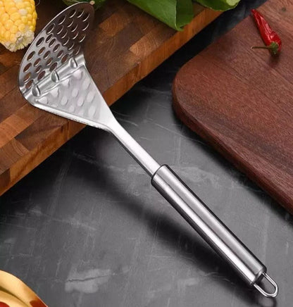Heaven® Heavy Duty Stainless Steel Potato Masher – Durable Rust-Resistant Hand Masher for Potatoes, Vegetables & Kitchen Use