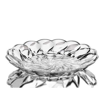 Florence Glass Serving Dish 12 Inches Imported - Heaven of homes