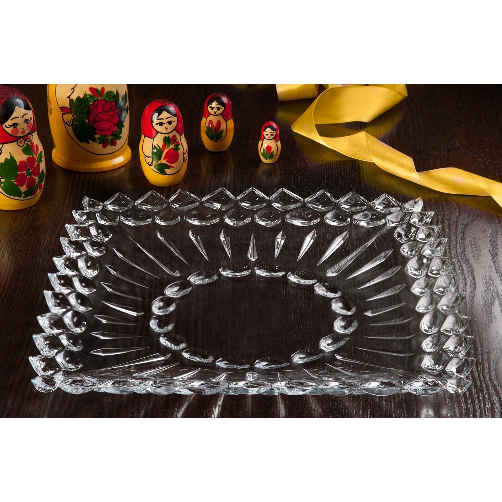 Royal Square Breakfast Set Fruit Set Cake Set Center Table Bowl 15 Pcs Gift Pack - Heaven of homes